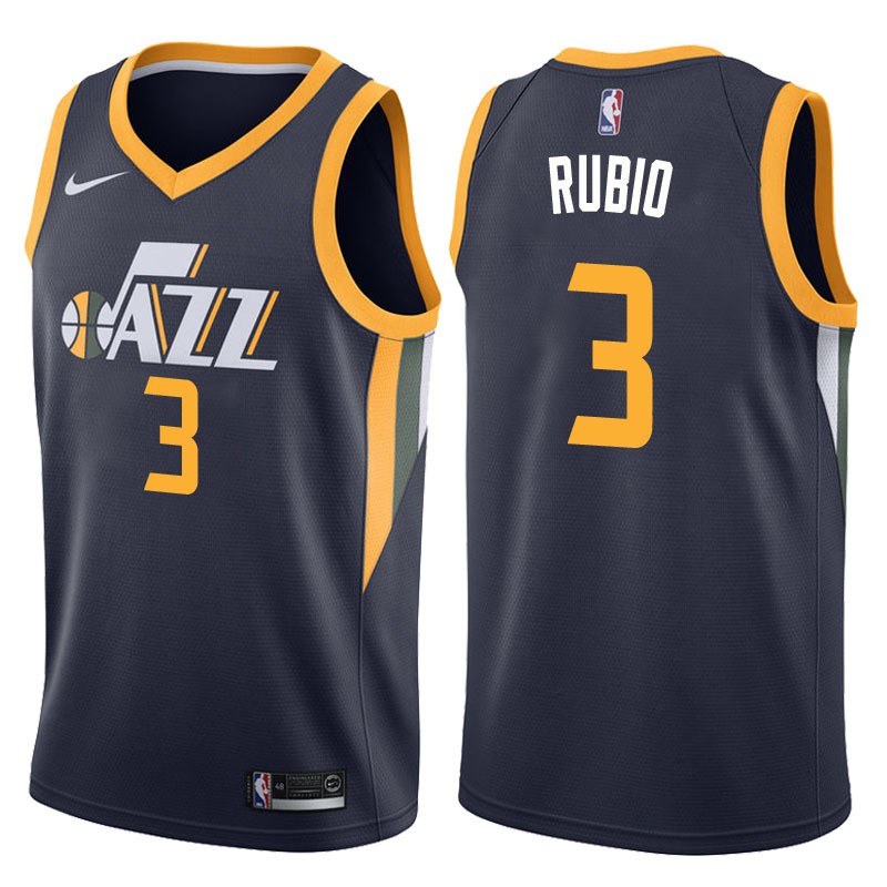 Breathable Utah Jazz Ricky Rubio NBA 