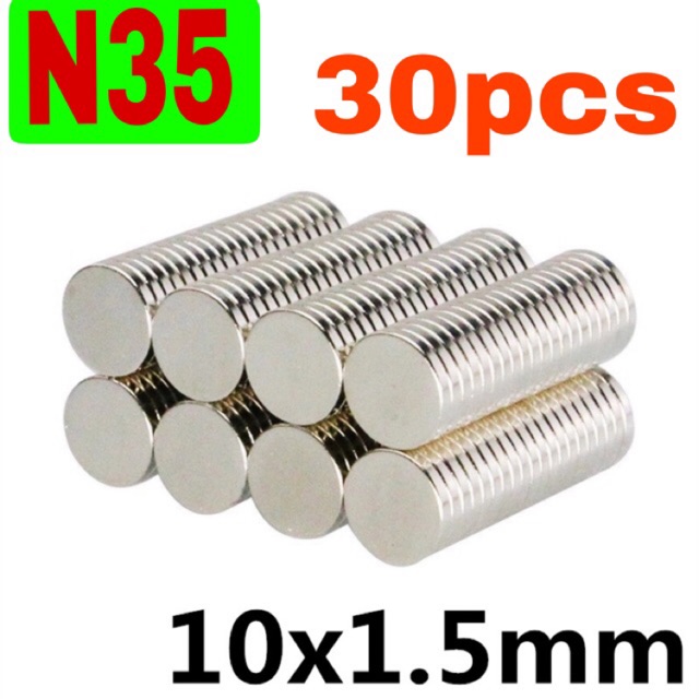 8mm x 1.5mm Neodymium Disc Magnets N35 Super Strong Rare Earth Permanent Magnet 