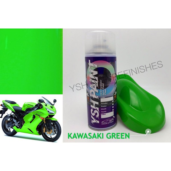 YSH 2K PAINT KAWASAKI SOLID GREEN AEROSOL SPRAY Shopee Malaysia