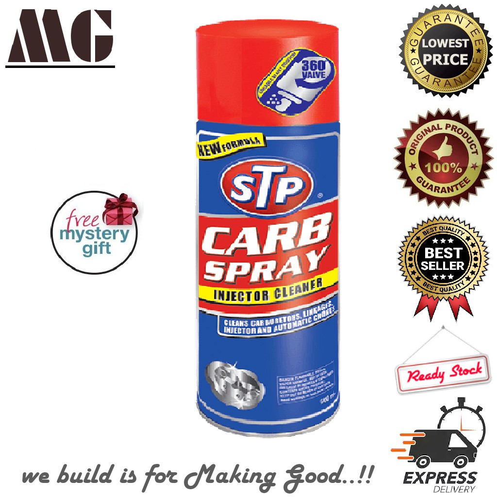 STP CARB SPRAY & INJECTOR CLEANER 500ML. ORIGINAL GENUINE PRODUCT new