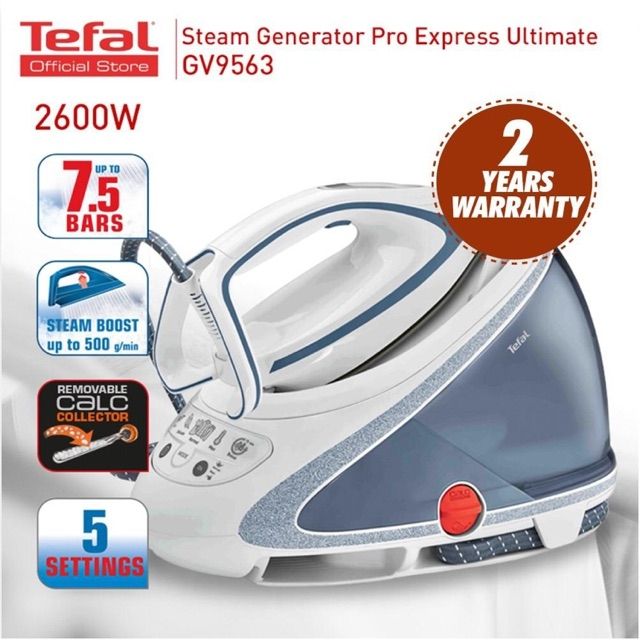 Tefal steam generator iron GV9563 Shopee Malaysia