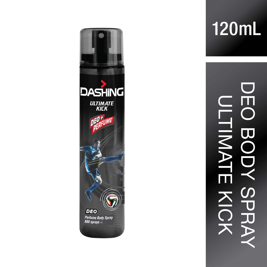 Dashing Deodorant Perfume Body SprayUltimate Kick 120ml Deodorant