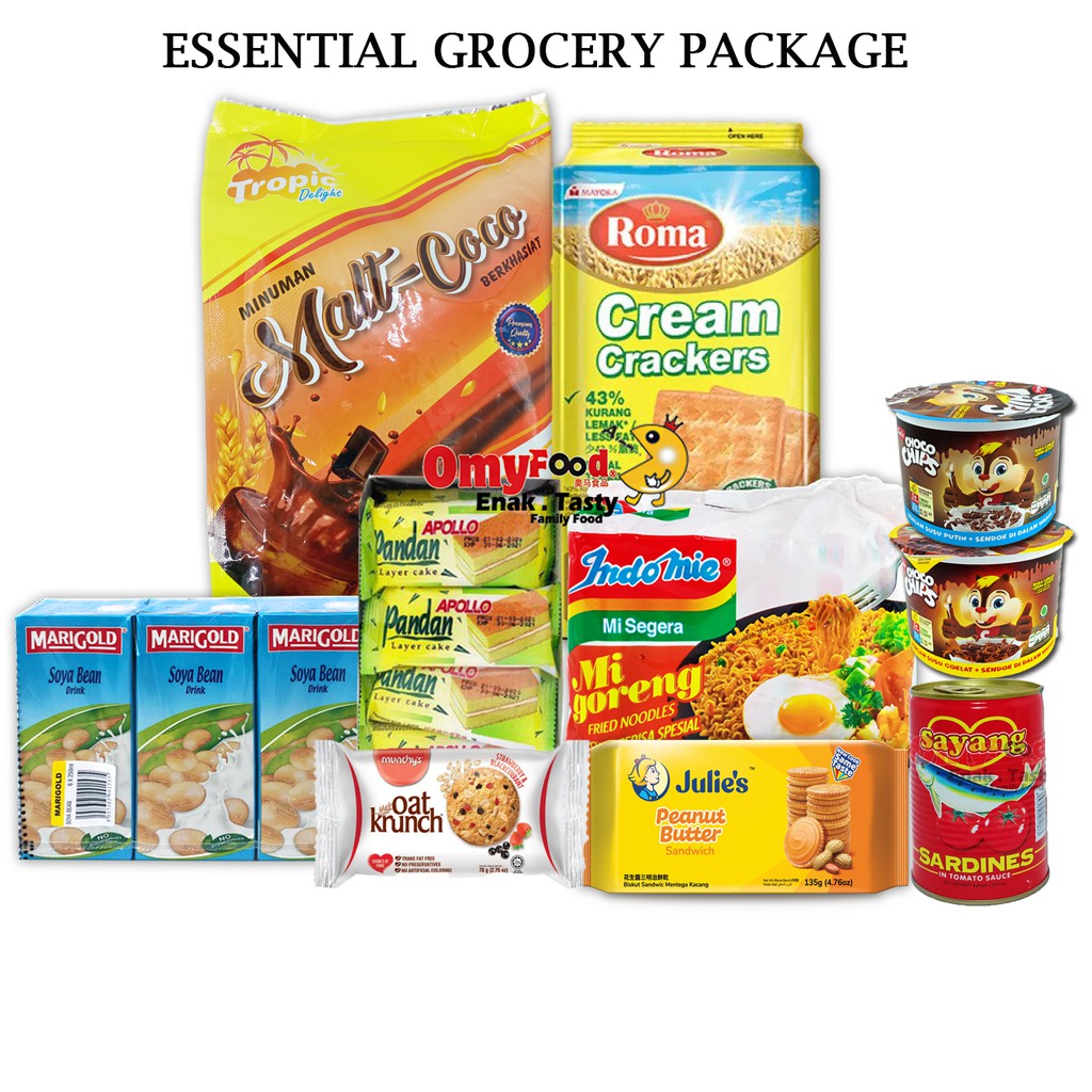 [Halal] Essential Grocery &amp; Food Charity Package (for Donation) / Pakej Derma Barangan Runcit 慈善杂货包 (适合捐款)