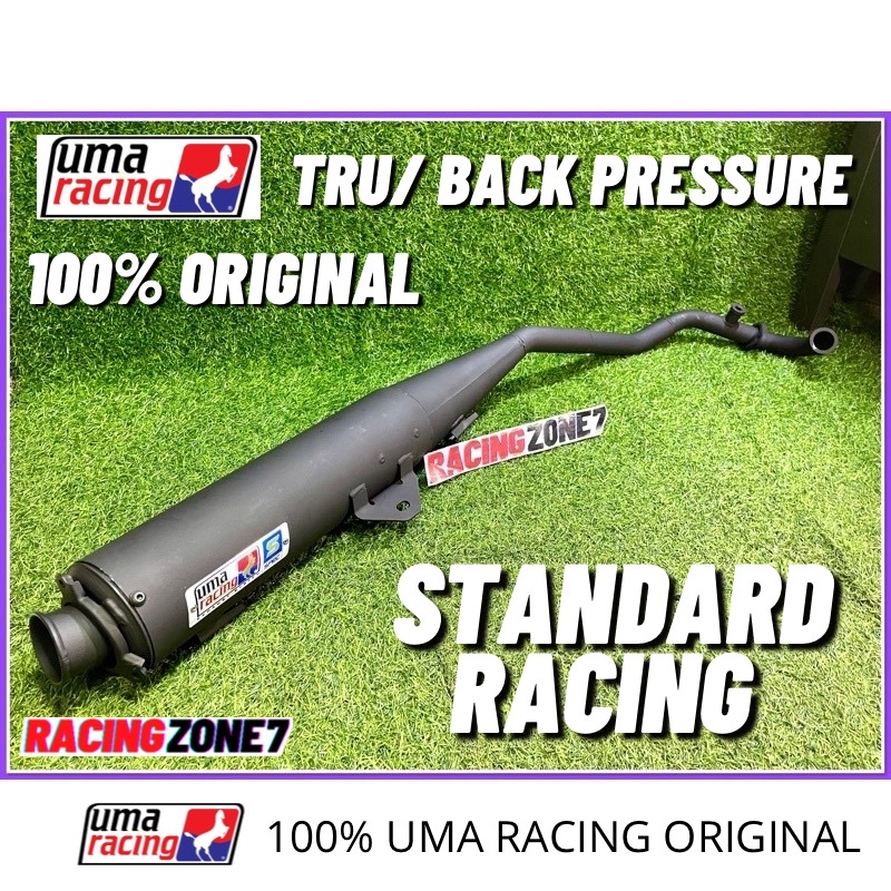 UMA RACING Standard Racing Exhaust pipe/ Back/ Tru Pressure/LC135 4S y15 RS150 SYM VF3i 185 Std