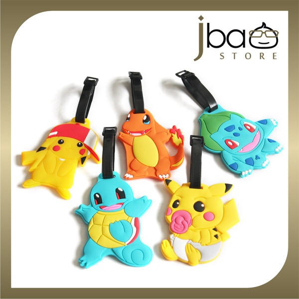 Pokemon Pikachu Luggage Tag Suitcase Name Tags Gift | Shopee Malaysia