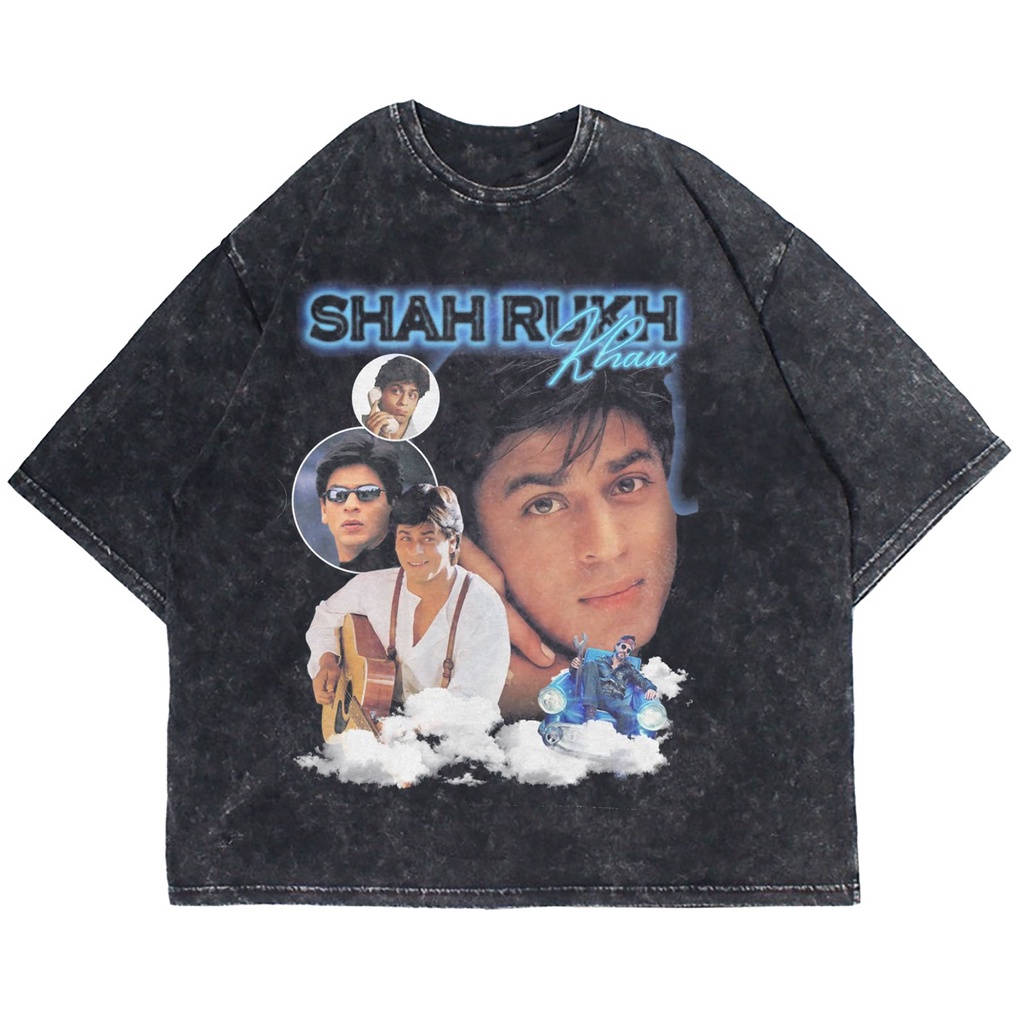 T-shirt OVERSIZE SHAH RUKH KHAN HOMAGE WASHING VINTAGE TEE (WASHING T-SHIRT)