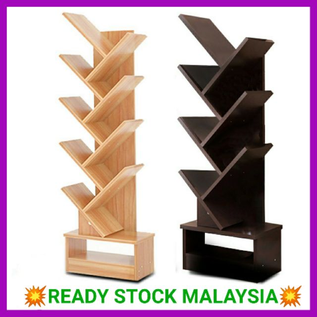 Hot Sale Corner Tree Shape Book Shelf Book Cabinet Decorative