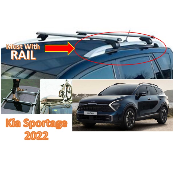 Kia Sportage 2022 New Aluminium universal roof carrier Cross Bar Roof Rack Bar Roof Carrier Luggage Carrier