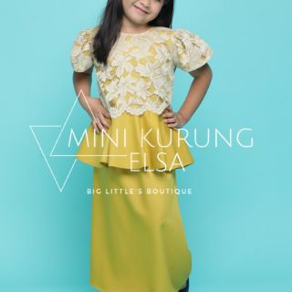  Baju  Kurung  Mini Lace Budak  Kanak kanak Bayi Perempuan 