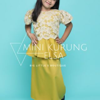 Baju Kurung Mini Lace Budak Kanak kanak Bayi Perempuan Baju Kurung Mini Lace Budak Kanak kanak Bayi Perempuan
