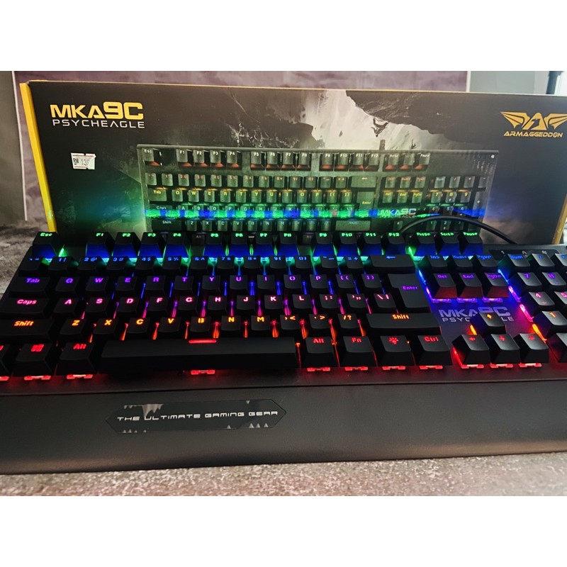 Armaggeddon MKA-9C Mechanical Gaming Keyboard with Multi Colour ...