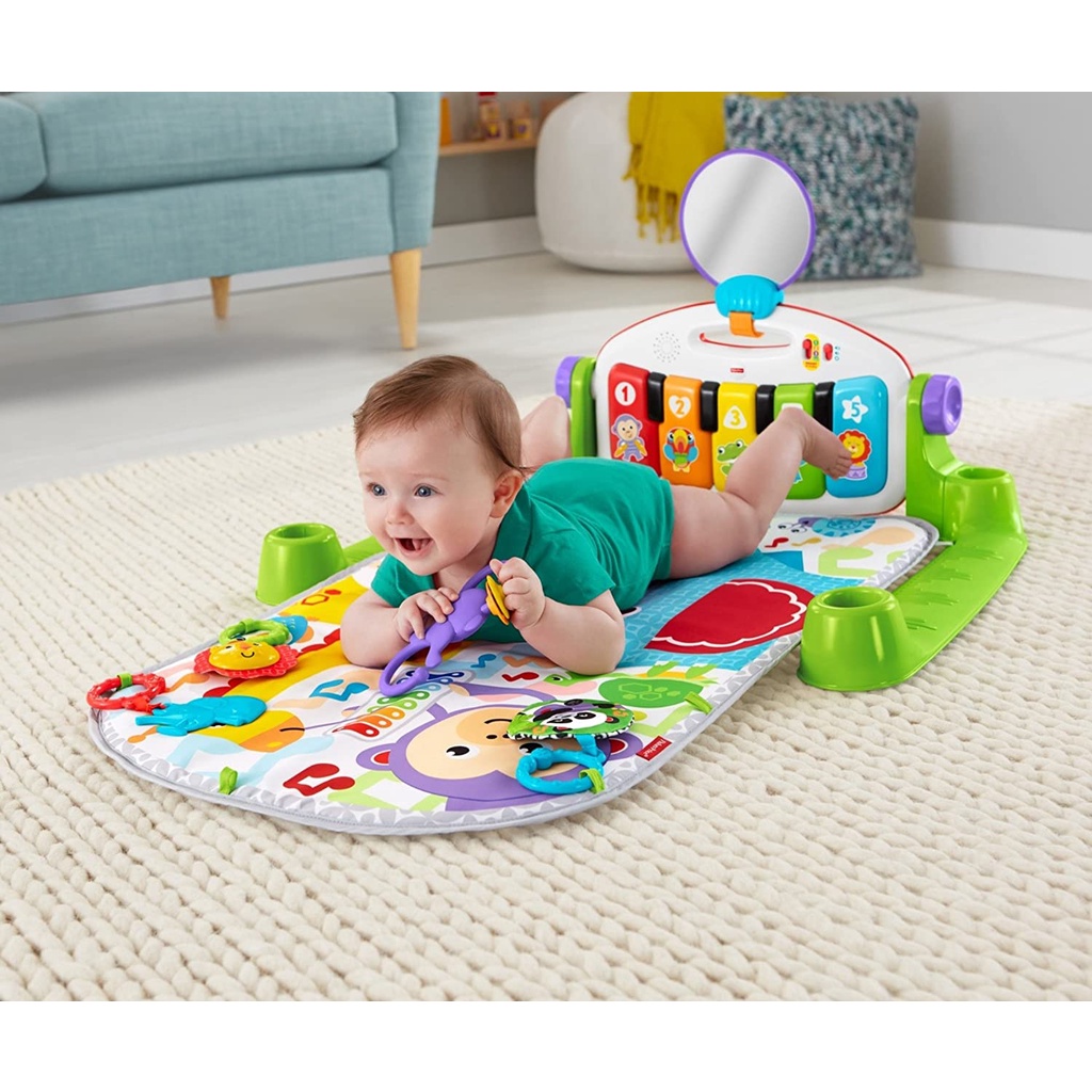 Fisher-Price Deluxe Kick & Play Piano Gym (FGG45) infant Playgym ...