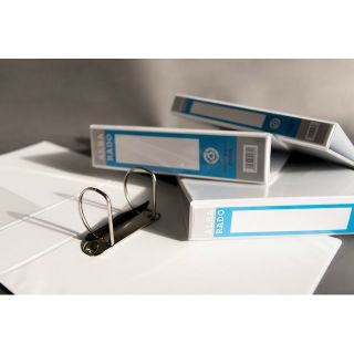 Alba Rado 65mm PVC 2D Ring File A4insert binder P652D / file putih 65mm ...
