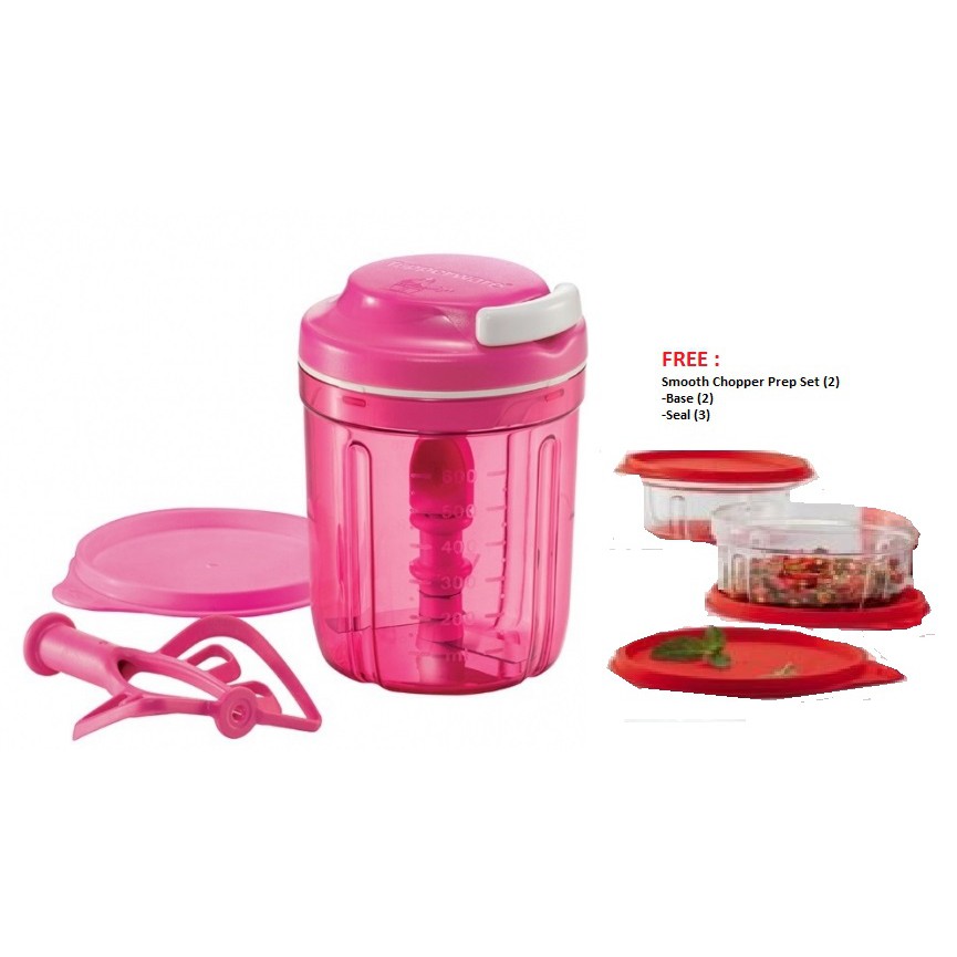 Tupperware Smooth Chopper Deluxe Set Come with Extra Base | Shopee Malaysia