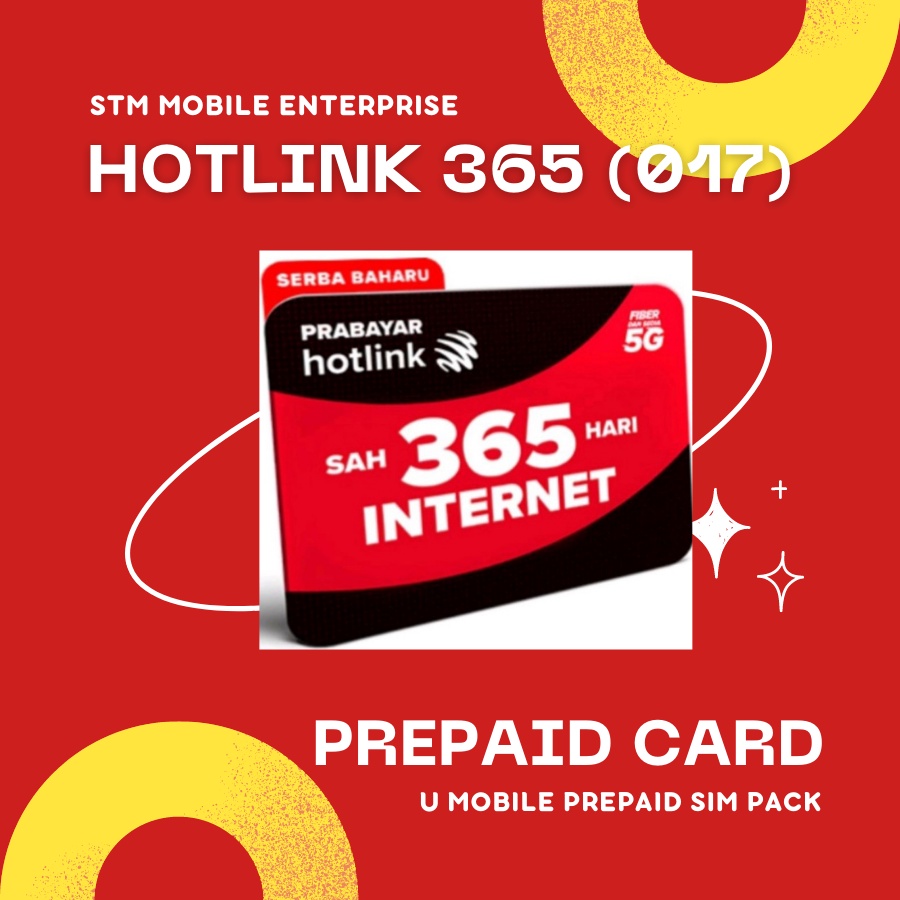 (011) HOTLINK 365 Sim Card Prepaid NO CONTRACT NOMBOR CANTIK! NO EXPIRE