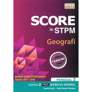 Buy Buku Latihan Geografi Stpm Penggal 1 942 1 Score In Stpm Geografi Oxford Fajar Seetracker Malaysia