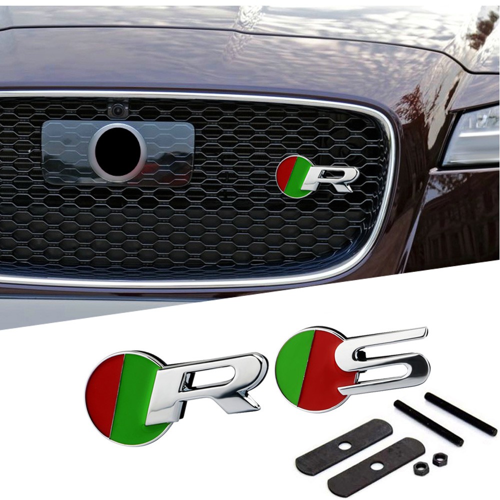 3D Metal grille car stickers Car Accessories For Jaguar F PACE E PACE ...