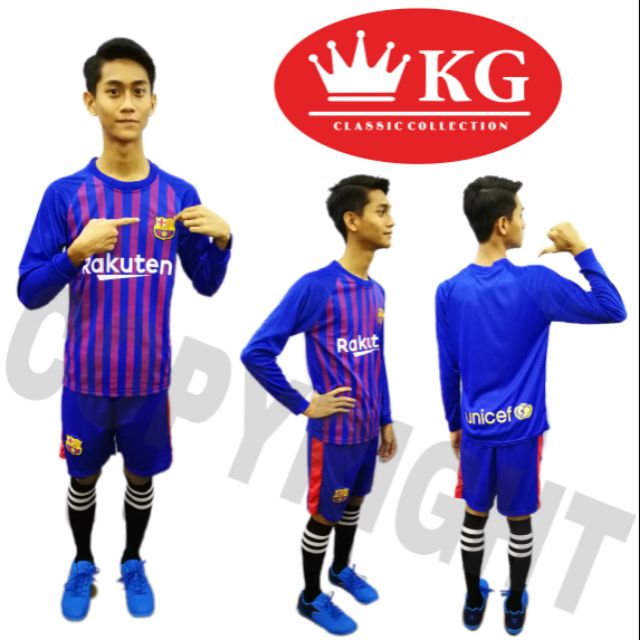  BAJU  BOLA  JERSEY LENGAN PANJANG BAJU  SHJ LONG SLEEVES 