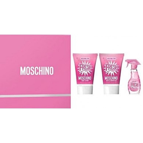 moschino fresh pink set