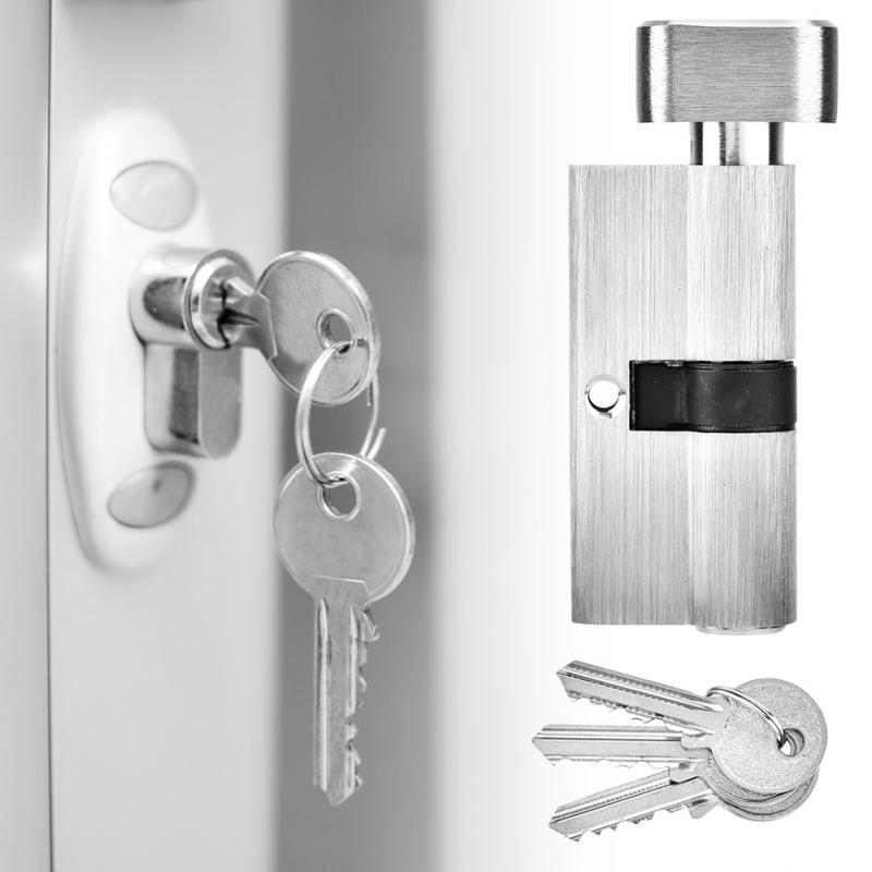 Dkkio 65 Mm Single Block Cylinder With Copper Lock Keys For