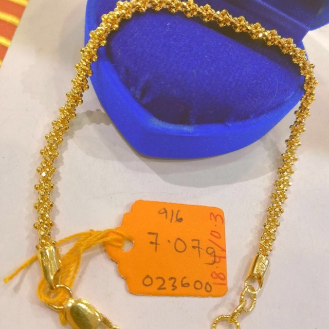 Jual Gelang Kaki Emas Model Desain Terbaru Harga November 2021