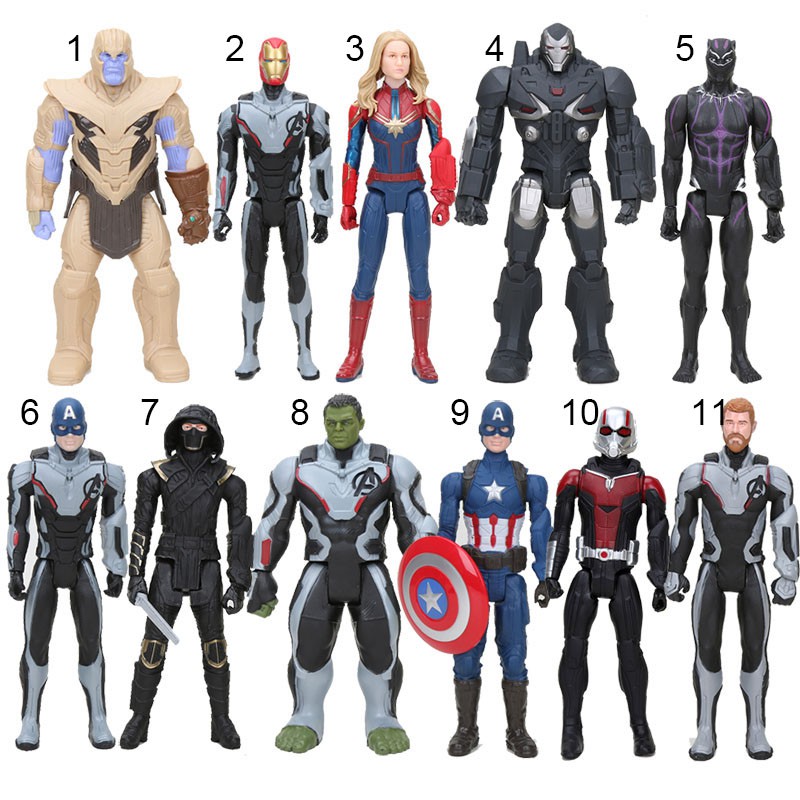 black superhero action figures