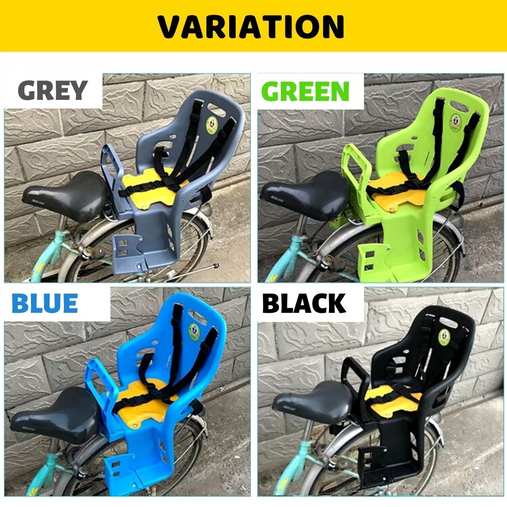 Jom Kelly Large Bicycle Bike Baby Rear Seat Basikal Tempat Duduk Kanak Kanak Suitable 8 Months To 6 Years Old Shopee Malaysia