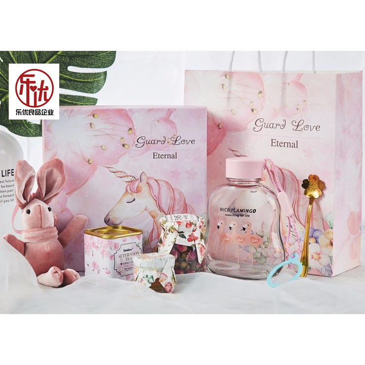 04.LEYOU PINKY LADY SERIES FLOWER TEA GIFT OF CUTIE