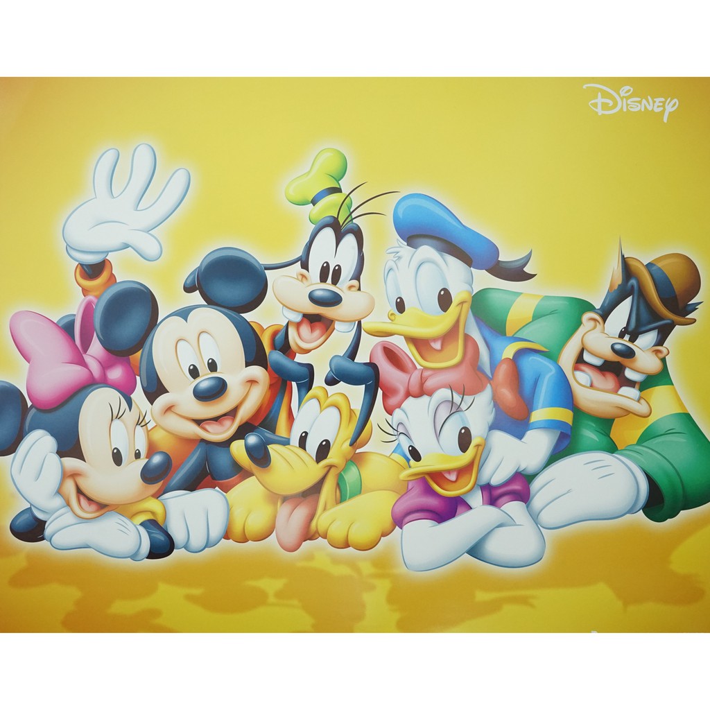 (BBW) Classic Disney Characters Mickey, Donald And Friends (Mini Poster ...