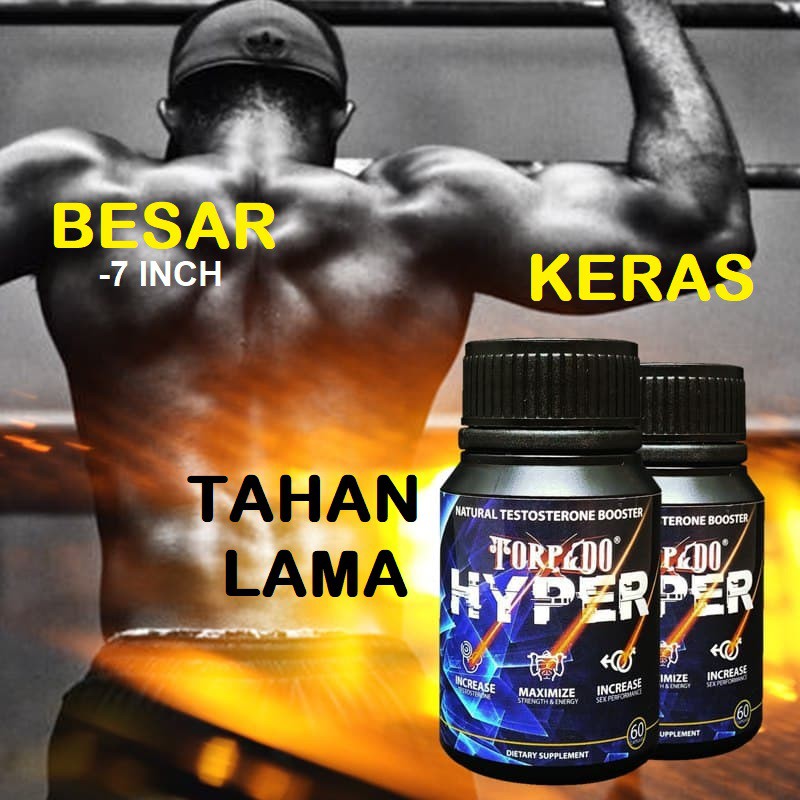 Hyper Testosterone Booster Strongman Lelaki Muscle Fat Burner Tongkat Ali Protein Mass Gainer Pre Workout Energy Men