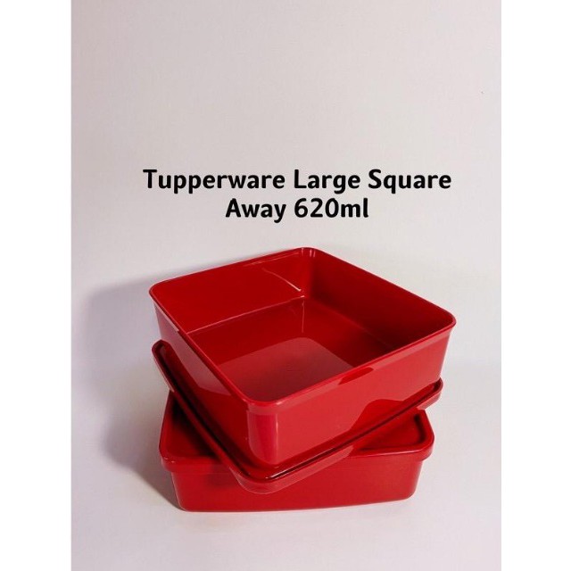 Tupperware Square-Away Stackable Picnic pack~ Square Away w/ Carry Handle