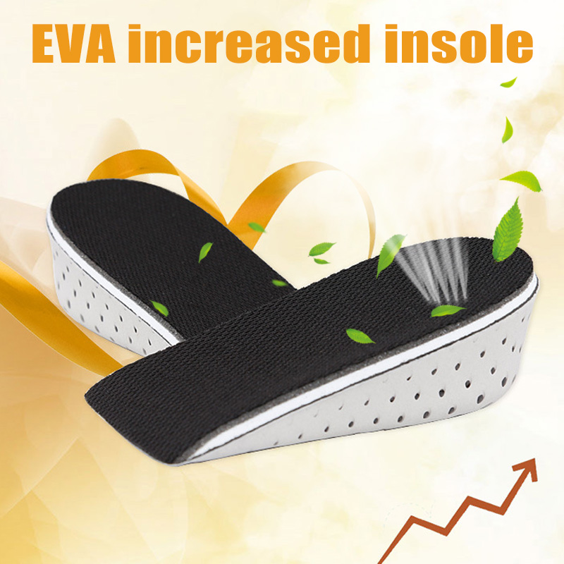 1Pair EVA Unisex Invisible Increasing Height Heel Lifting Inserts Cushions Shoe Pads