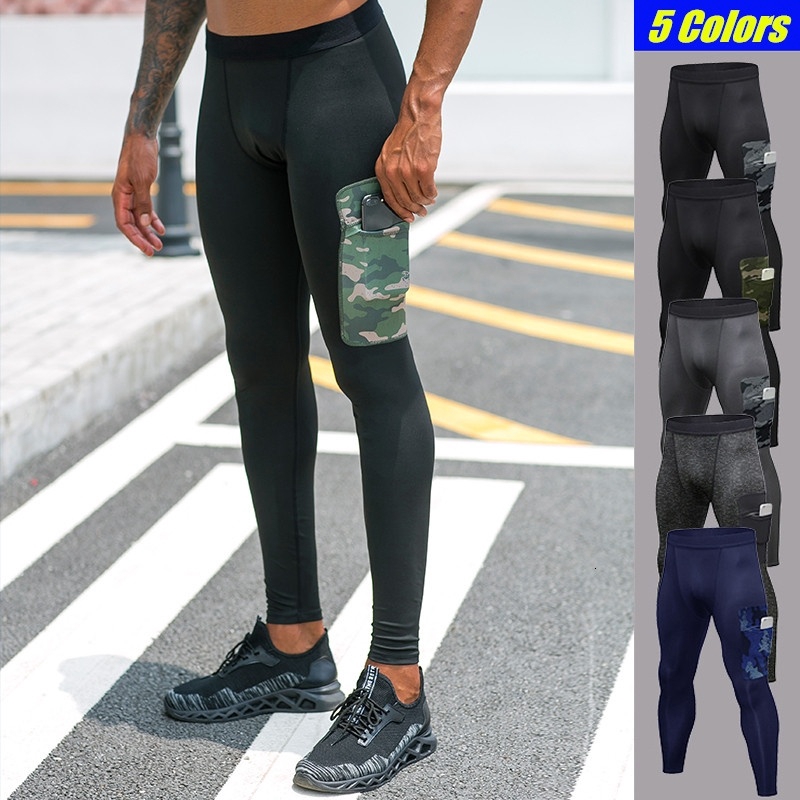 mens compression tights with pockets