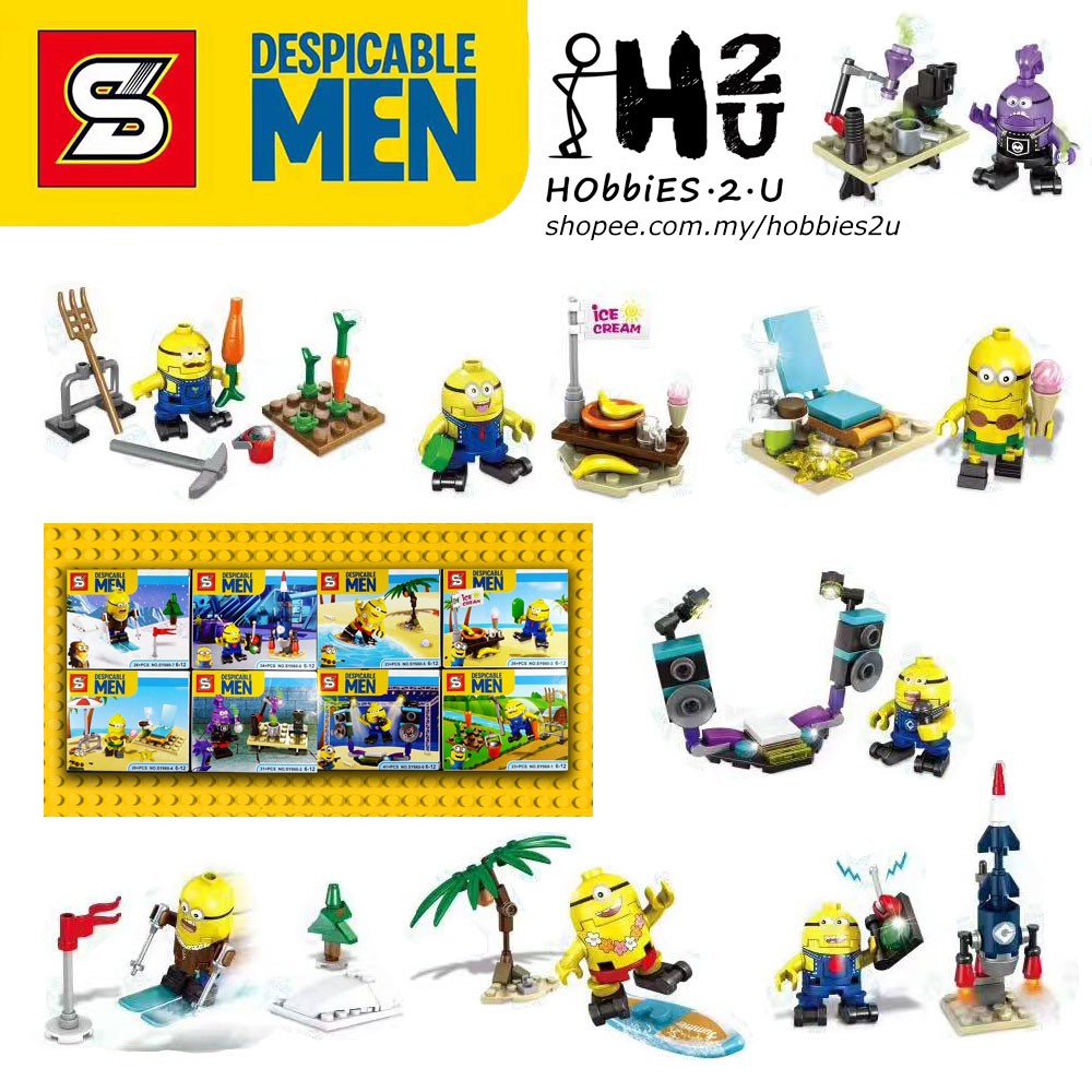 minion lego minifigures