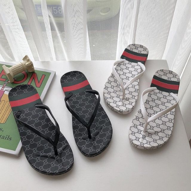 gucci gang flip flops