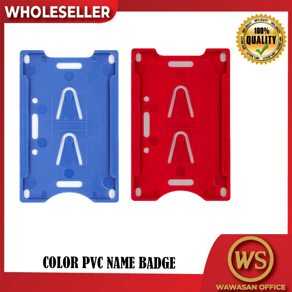 Color PVC Name Card Holder Badge ID Card Holder Badge Holder Event