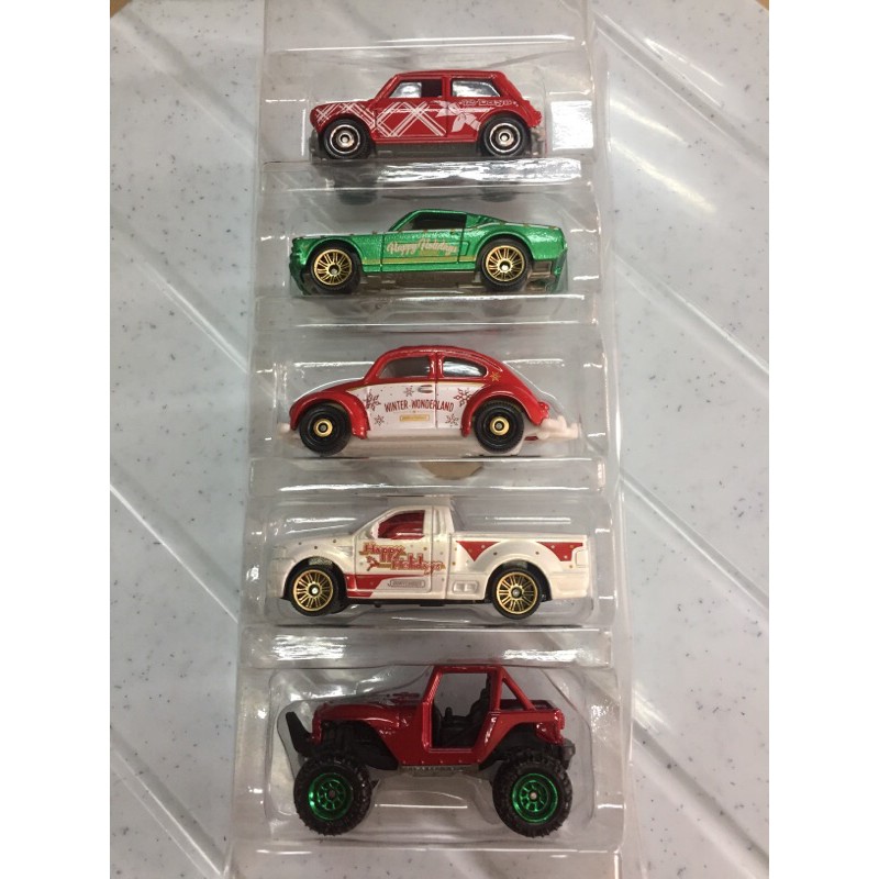 Matchbox Christmas Holiday special 5-pack VW beetle Austin Mini Cooper Ford  F-150 Mustang GT ~ pilih | Shopee Malaysia