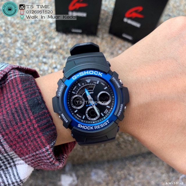 g shock shock resist aw 591