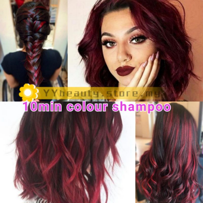 HAIR DYE wine red 酒红色染发30ML( REPACK)dark red 深红/red dye hair | Shopee  Malaysia