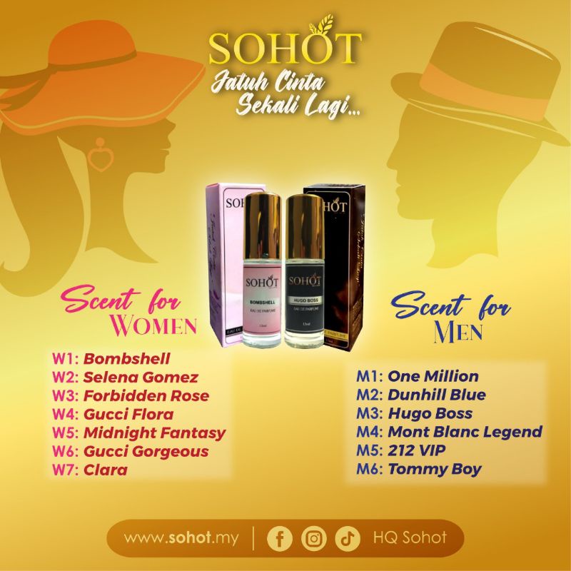 sohot perfume(PRODUK BUMIPUTERA)