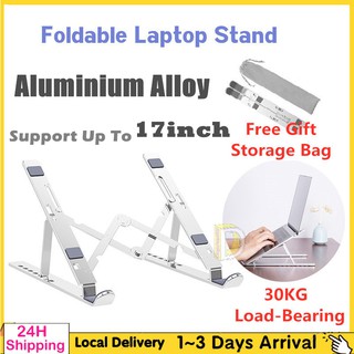 Portable Laptop Stand For HP Macbook Lenovo Adjustable Foldable Laptop Holder Aluminium Alloy Non-Slip Notebook Stand