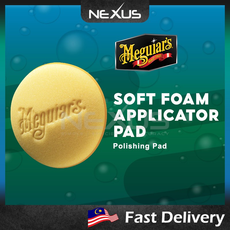 Meguiar's W0004 Soft Foam Applicator Pad Shopee Malaysia