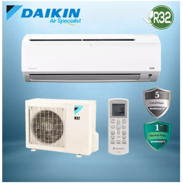 DAIKIN 1.0HP (R32) FTV28P / RV28F AIR CONDITIONER AIRCOND WALL MOUNTED