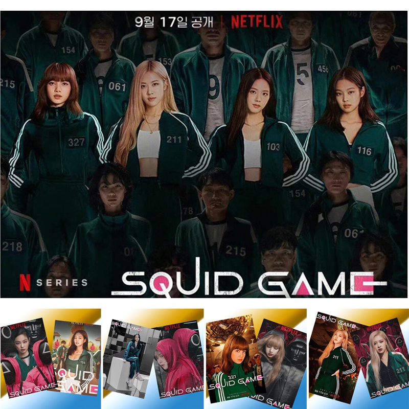 Hospitality Kpop BLACKPINK Squid Game Theme Poster Wall Picture Living ...