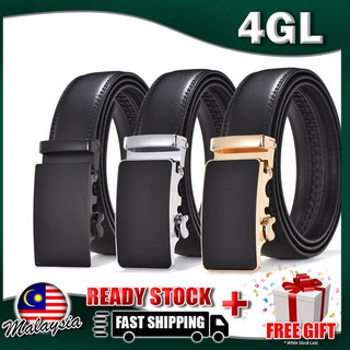 4GL YK Series Belt For Men Belt Men Leather Belt Men Automatic Buckle Tali Pinggang Lelaki Kulit 130CM