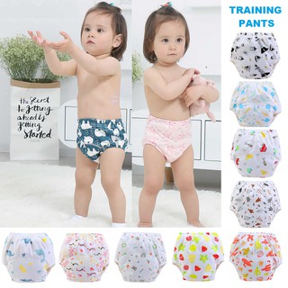 6 Layers Kids Potty Training Pants Baby Underwear Toilet Cloth Diaper Pant Seluar Kencing Bayi Learning Pant