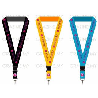 Lanyard (Custom Design) Full Colour Printing 2 Side With Buckle