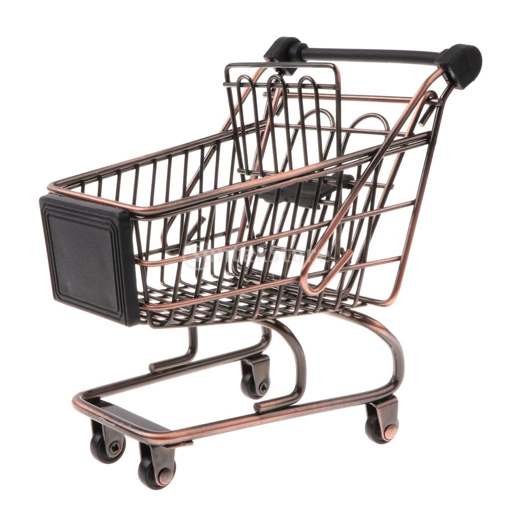 metal play shopping cart