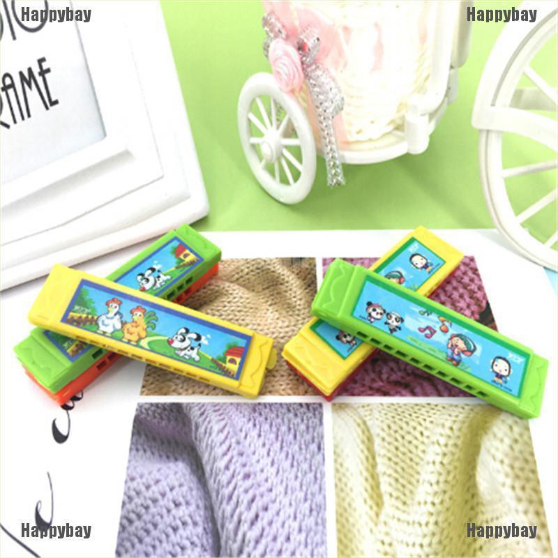 Kids Cute Plastic Harmonica Toy Fun Musical Early Educational Gift Toy 1PC