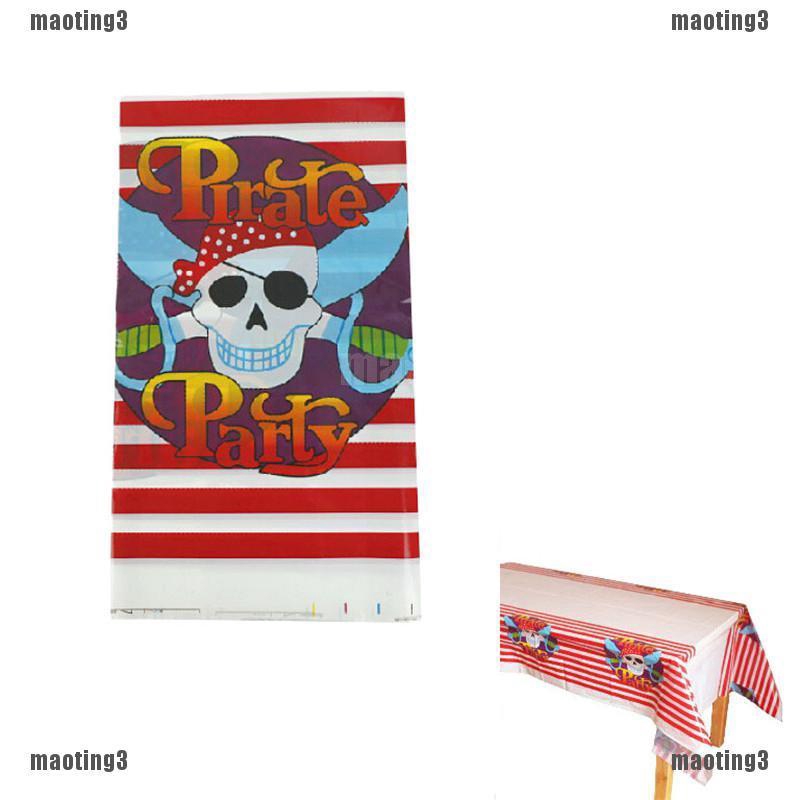 Mt3 Pirate Party Disposable Table Cover Tablecloth Napkins Diy